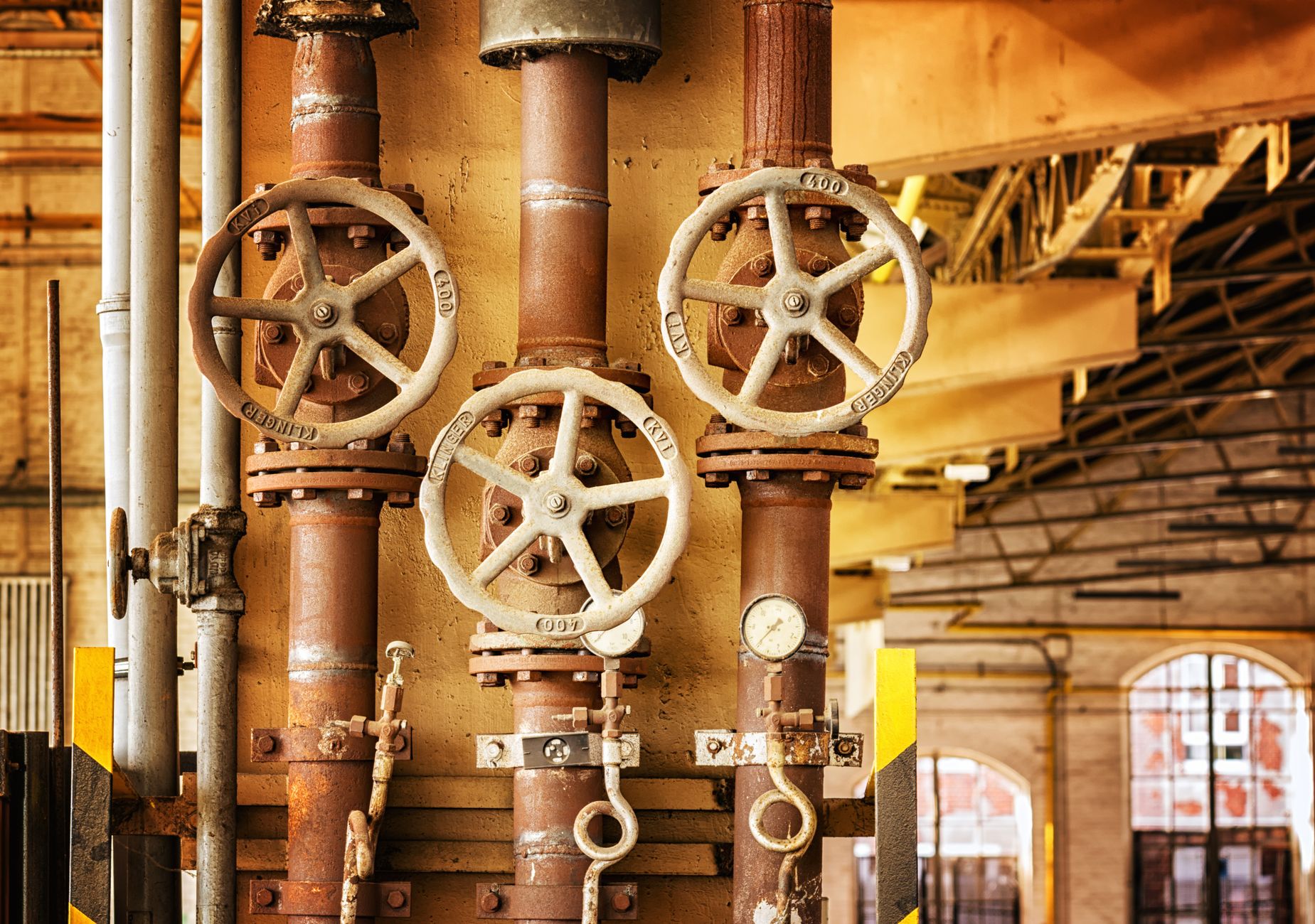 factory sprinkler pipes