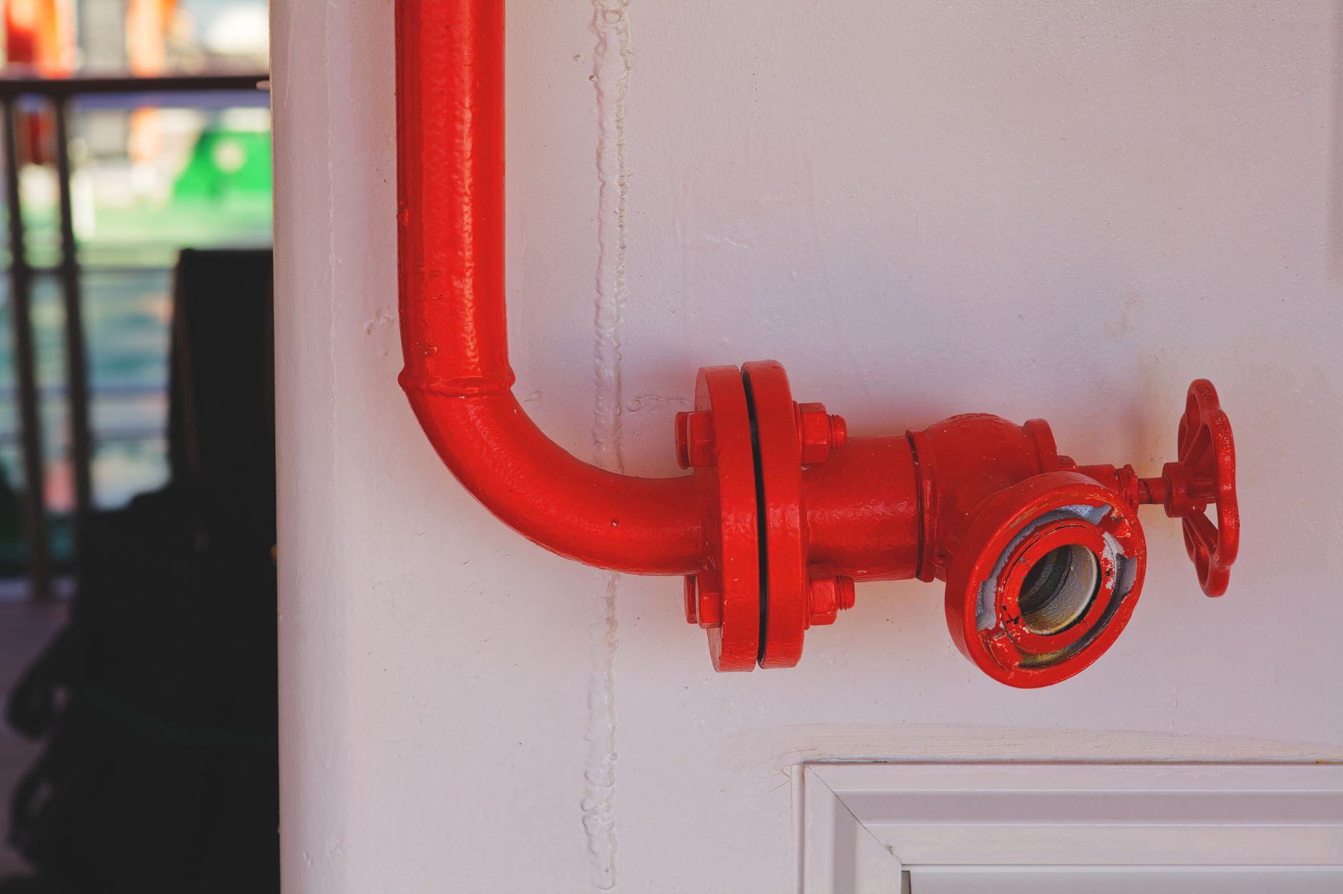 fire sprinkler riser valve inspection